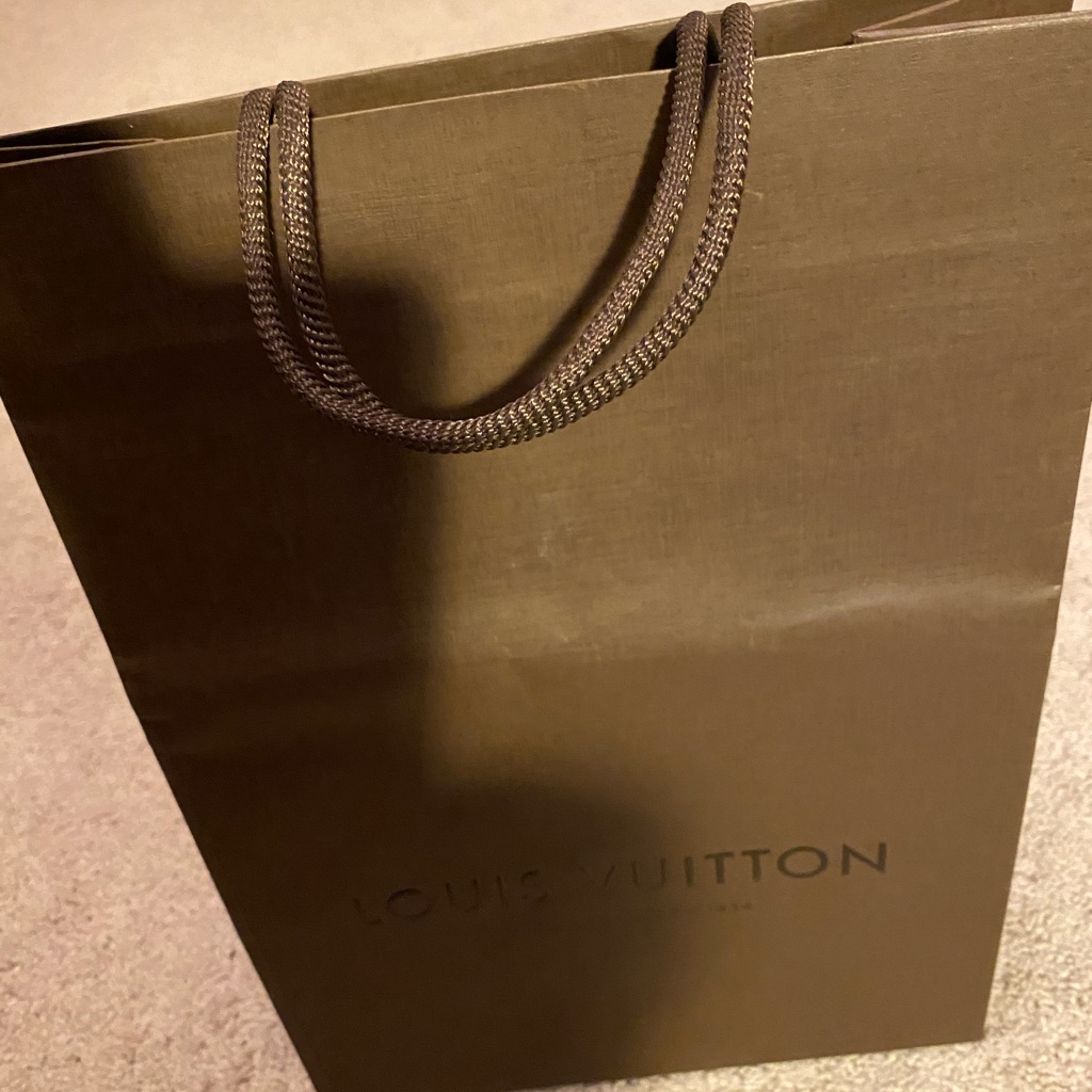 Authentic Louis Vuitton Empty Paper Bag 14x10